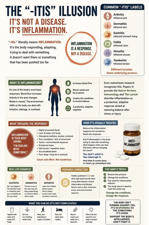 The "-itis" Illusion — It''s not a disease, it''s inflammation